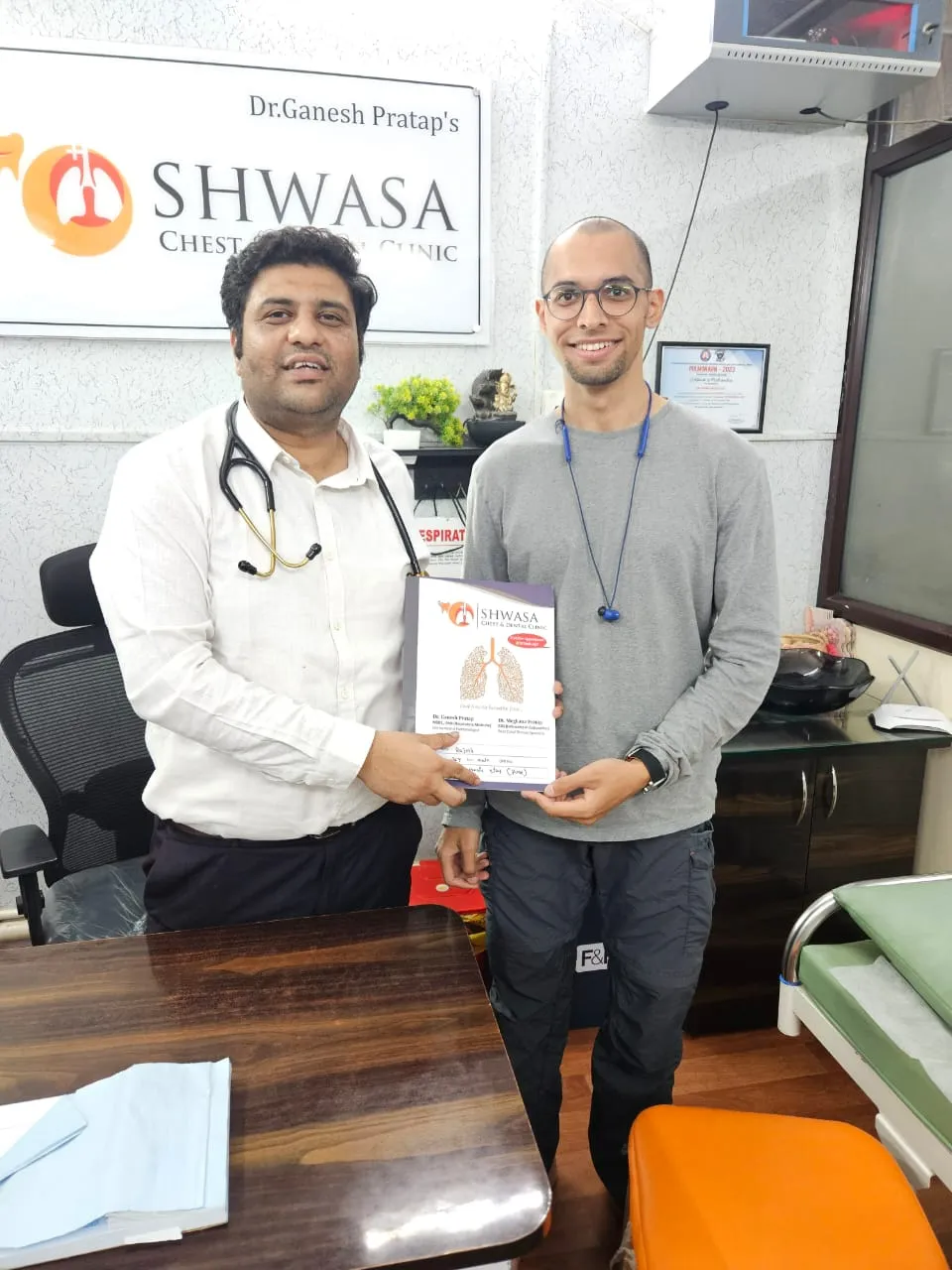 Patient coming from pune to take treatment